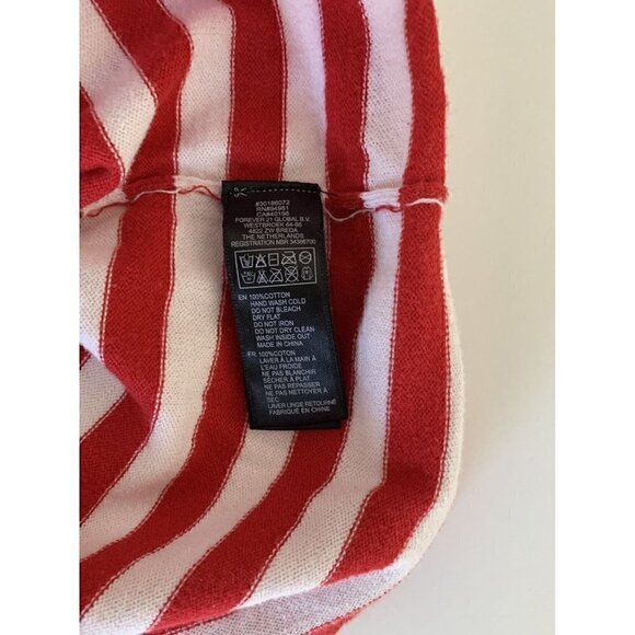 Forever 21 striped cotton sweater, size junior M - Picture 5 of 7